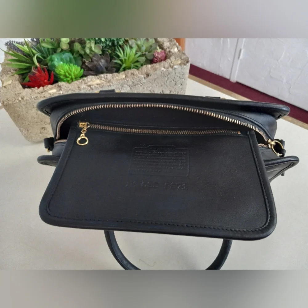 Coach Vintage Beaumont Satchel/Crossbody #9871, Navy Blue - Picture 16 of 16